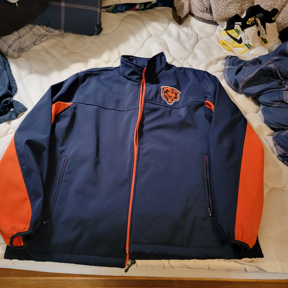 Chicago bears zip up jacket